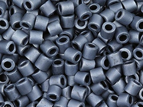 Pack of 50 gram Matte Blue Grey  Delicas 8/0 Seed Beads Wholesale - BeadPrism