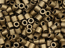 Load image into Gallery viewer, Pack of 50 gram Matte Metallic Gold  Delicas 8/0 Seed Beads Wholesale - BeadPrism