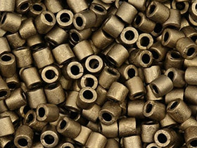 Pack of 50 gram Matte Metallic Gold  Delicas 8/0 Seed Beads Wholesale - BeadPrism