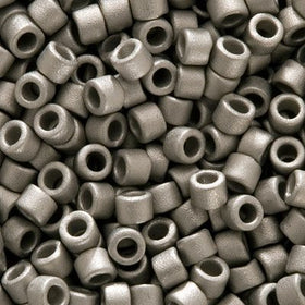Pack of 50 gram Matte Metallic Silver - Miyuki 15/0 Delicas Seed Beads Wholesale - BeadPrism