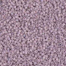 Pack of 50 gram Matte Opaque LILAC AB - Miyuki 15/0 Delicas Seed Beads Wholesale - BeadPrism