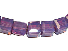 Load image into Gallery viewer, Wholesale Genuine Swarovski 5601 4mm Cyclamen Opal Cube Beads, Choose Package Size - BeadPrism