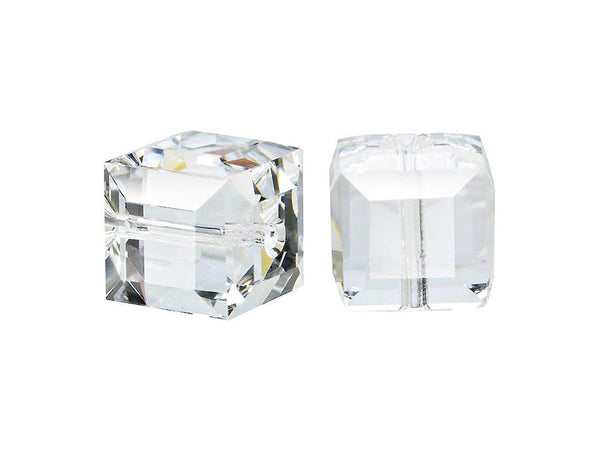 Wholesale Genuine Swarovski 5601 4mm Crystal Cube Beads, Choose Package Size - BeadPrism