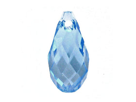 Swarovski Crystal, #6010 Briolettes Beads 11mm, Light Sapphire, Wholesale Packs - BeadPrism