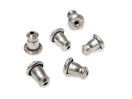 Wholesale Sterling Silver Bullet Clutch Earring Back, Choose Package Size - BeadPrism