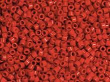 Load image into Gallery viewer, Pack of 50 gram Opaque Dark.Cranberry - Miyuki 15/0 Delicas Seed Beads Wholesale - BeadPrism
