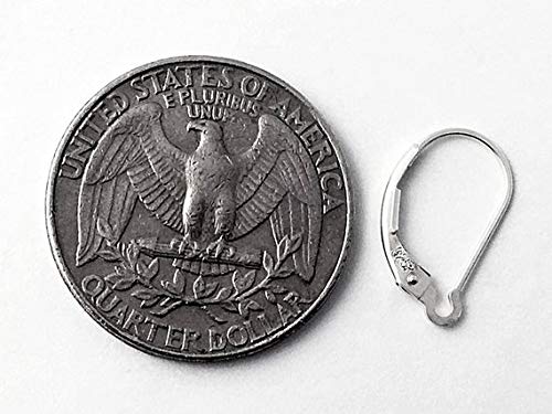 Sterling Silver Anti Tarnish Coating Interchangable Drop Leverback Earring Ring Choose Package Size - BeadPrism