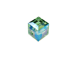 Wholesale Genuine Swarovski 5601 8mm Erinite AB Cube Beads, Choose Package Size - BeadPrism