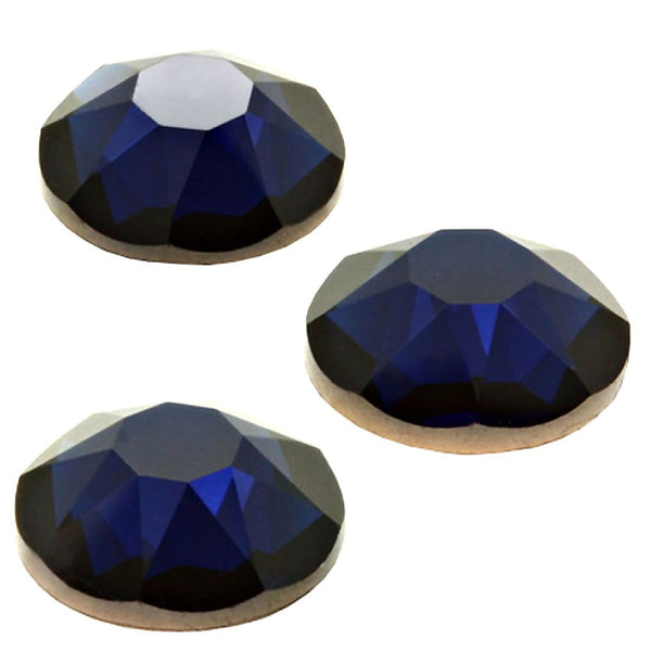 Swarovski 2058 Foiled Flatbacks SS16 Dark Indigo No Hotfix Rhinestones, Choose Quantity - BeadPrism
