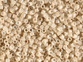 Pack of 50 gram CEYLON LT BEIGE - Miyuki Delicas 11/0 Seed Beads Wholesale - BeadPrism