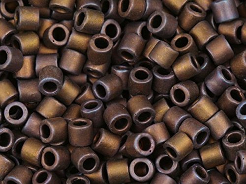 Pack of 50 gram Matte Metallic Copper  Delicas 8/0 Seed Beads Wholesale - BeadPrism