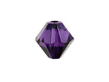 Swarovski Crystal, #5328 Bicone Beads 5mm, Purple Velvet, Wholesale Packs