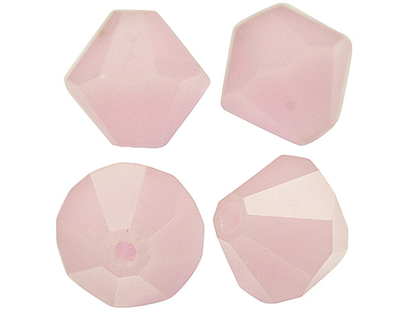 Swarovski Crystal, #5328 Bicone Beads 6mm, Rose Alabaster, Wholesale Packs - BeadPrism