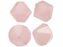 Load image into Gallery viewer, Swarovski Crystal, #5301 Bicone Beads 5mm, Rose Alabaster, Wholesale Packs - BeadPrism