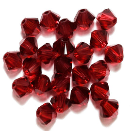 Swarovski Crystal, #5328 Bicone Beads 6mm, SIAM, Wholesale Packs - BeadPrism