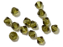Load image into Gallery viewer, Swarovski Crystal, #5301 Bicone Beads 5mm, Khaki, Wholesale Packs - BeadPrism
