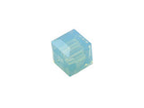Wholesale Genuine Swarovski 5601 4mm Pacific Opal Cube Beads, Choose Package Size