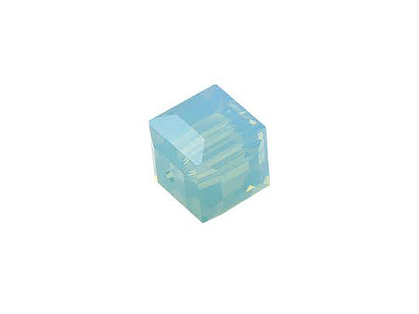 Wholesale Genuine Swarovski 5601 4mm Pacific Opal Cube Beads, Choose Package Size - BeadPrism