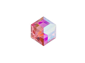 Wholesale Genuine Swarovski 5601 4mm Rose AB Cube Beads, Choose Package Size - BeadPrism