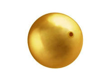 Load image into Gallery viewer, Bright Gold -  6mm Round Swarovski Crystal Pearls Strand of 100 - BeadPrism