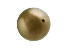 Load image into Gallery viewer, Brown - 12mm Round Swarovski Crystal Pearls Pack of 25 - BeadPrism
