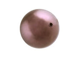 Burgundy -  14mm Round Larger hole Swarovski Crystal Pearls Strand of 25