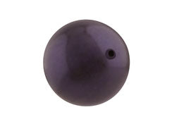 Dark Purple -  10mm Round Swarovski Crystal Pearls Strand of 50 - BeadPrism