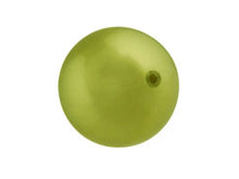 Load image into Gallery viewer, Light Green -  4mm Round Swarovski Crystal Pearls Strand of 100 - BeadPrism