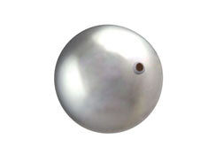 Light Grey -  10mm Round Swarovski Crystal Pearls Strand of 50 - BeadPrism