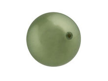 Load image into Gallery viewer, Powder Green -  6mm Round Swarovski Crystal Pearls Strand  of 100 - BeadPrism