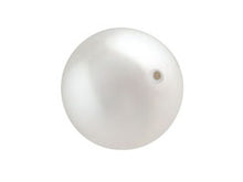 Load image into Gallery viewer, White -  6mm Round Swarovski Crystal Pearls Strand of 100 - BeadPrism