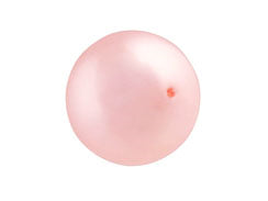 Rosaline - 8mm Half-Drilled Round Swarovski Crystal Pearls Pack  of 25 - BeadPrism