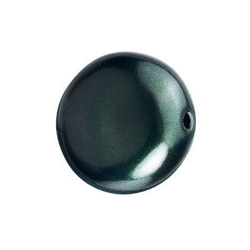 Tahitian - 8mm Half-Drilled Round Swarovski Crystal Pearls Pack of 25 - BeadPrism