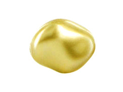 Bright Gold -  9x8mm Twist Swarovski Crystal Pearls Strand of 25 - BeadPrism