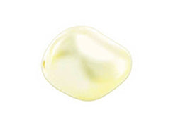 Cream -  9x8mm Twist Swarovski Crystal Pearls Strand of 25 - BeadPrism