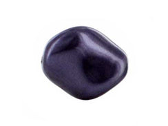 Dark Purple -  9x8mm Twist Swarovski Crystal Pearls Strand of 25 - BeadPrism