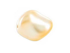 Peach -  9x8mm Twist Swarovski Crystal Pearls Strand of 25 - BeadPrism