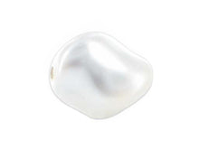 Load image into Gallery viewer, White -  9x8mm Twist Swarovski Crystal Pearls Strand of 25 - BeadPrism