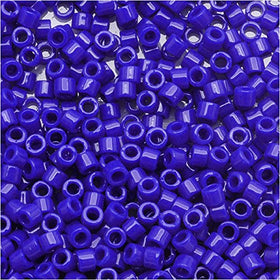 Pack of 50 gram Opaque Dark.BLUE - Miyuki 15/0 Delicas Seed Beads Wholesale - BeadPrism
