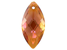 Load image into Gallery viewer, Swarovski 6110 Navette Pendant - 40x18mm - Crystal Copper