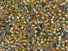 Load image into Gallery viewer, Pack of 50 gram LINED METALLIC MIX Miyuki Delicas 11/0 Seed Beads Wholesale - BeadPrism