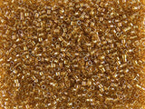 Pack of 50 gram LINED TOPAZ AB  Miyuki Delicas 11/0 Seed Beads Wholesale