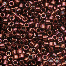 Load image into Gallery viewer, Pack of 50 gram METALLIC RASBERRY  Miyuki Delicas 11/0 Seed Beads Wholesale - BeadPrism