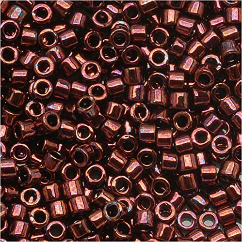 Pack of 50 gram METALLIC RASBERRY  Miyuki Delicas 11/0 Seed Beads Wholesale - BeadPrism