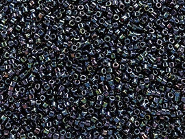 Pack of 50 gram GUNMETAL  Delicas 8/0 Seed Beads Wholesale - BeadPrism