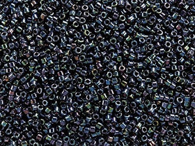 Pack of 50 gram GUNMETAL  Delicas 8/0 Seed Beads Wholesale - BeadPrism
