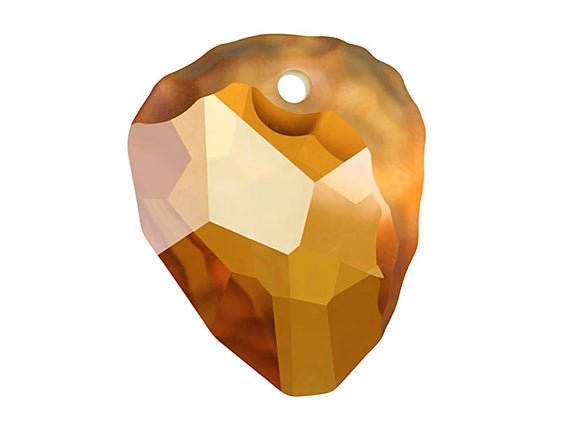 Swarovski 6190 Rock Pendant - 23mm - Crystal Copper