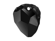 Load image into Gallery viewer, Swarovski 6190 Rock Pendant - 35mm - JET