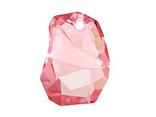 Load image into Gallery viewer, Swarovski 6191 Divine Rock Pendant - 19mm - Light Rose