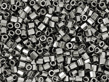 Load image into Gallery viewer, Pack of 50 gram 8/0 STEEL  HEX CUT Miyuki Delicas Seed Beads Wholesale - BeadPrism